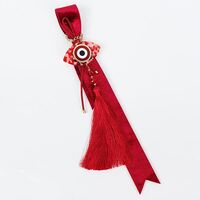 ΚΡΕΜΑΣΤΟ ΓΟΥΡΙ, ΜΠΟΡΝΤΟ, ΜΕ ΒΕΛΟΥΔΙΝΗ ΚΟΡΔΕΛΑ ΚΑΙ ΜΑΤΙ, 35cm