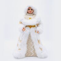 ΚΟΥΚΛΙΤΣΑ ΜΕ ΛΕΥΚΗ ΚΑΠΑ, 45cm