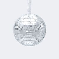 ΓΥΑΛΙΝΗ ΜΠΑΛΑ, ΝΤΙΣΚΟ, ΑΣΗΜΙ, 12cm