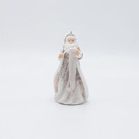 ΣΤΟΛΙΔΙ ΠΟΛΥΡΕΖΙΝ, ΑΓΙΟΣ ΒΑΣΙΛΗΣ ΜΕ ΛΙΣΤΑ ΔΩΡΩΝ, ΡΟΖ ΑΠΑΛΟ, 6x10.5cm