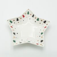 ΠΙΑΤΕΛΑ ΑΣΤΕΡΑΚΙ ΜΕ ΧΡΩΜΑΤΙΣΤΑ ΔΕΝΤΡΑΚΙΑ, 25cm