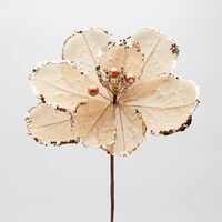 ΛΟΥΛΟΥΔΙ RUSTIK ΛΙΝΑΤΣΑ, ΜΕ ΣΑΜΠΑΝΙ ΠΕΡΛΕΣ ΚΑΙ GLITTER, 25x45cm