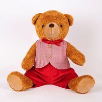 ΑΡΚΟΥΔΑΚΙ ΜΕ ΡΟΖ ΚΑΡΟ ΓΙΛΕΚΟ, ΚΑΘΙΣΤΟ, 40cm