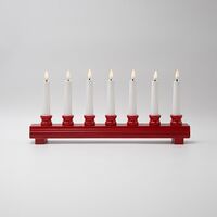 ΞΥΛΙΝΟ ΚΗΡΟΠΗΓΙΟ, ΑΨΙΔΑ, ΚΟΚΚΙΝΟ, TIMER, ΜΠΑΤΑΡΙΑΣ, 39x5.5x18cm