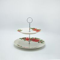 ΠΙΑΤΕΛΑ ΜΕ 2 ΕΠΙΠΕΔΑ, ΜΕ ΚΟΚΚΙΝΟ ΑΛΕΞΑΝΔΡΙΝΟ