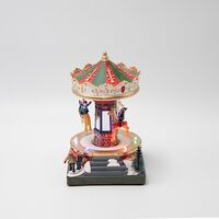 ΜΙΚΡΟ ΚΑΡΟΥΖΕΛ, ΦΩΤΙΖΟΜΕΝΟ, ΜΠΑΤΑΡΙΑΣ, 12x13x18.5cm