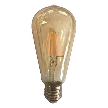 ΛΑΜΠΑ LED ST64 FILAMENT 10W E27 2500K 220-240V GOLD DIMMABLE