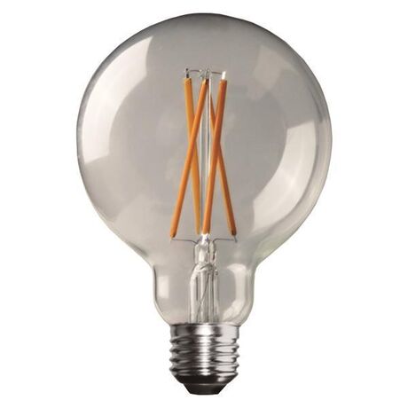 ΛΑΜΠΑ LED ΓΛΟΜΠΟΣ G125 CROSSED FILAMENT 11W Ε27 3000K 220-240V DIMMABLE CLEAR