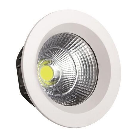 ΦΩΤΙΣΤΙΚΟ ΧΩΝΕΥΤΟ LED COB  Φ230 55W 4000K ΛΕΥΚΟ PLUS