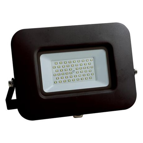 ΠΡΟΒΟΛΕΑΣ LED 50W SMD ΒΑΣΗ 360° ΜΑΥΡΟΣ IP65 4000K PLUS