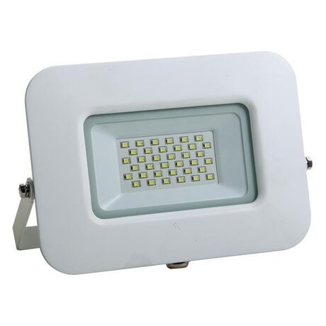 ΠΡΟΒΟΛΕΑΣ LED 30W SMD ΒΑΣΗ 360° ΛΕΥΚΟΣ IP65 3000K PLUS