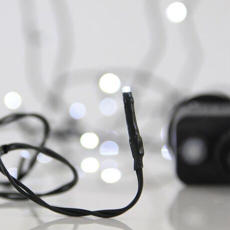 ΣΕΙΡΑ, 100 LED 3mm, 31V, 8 ΠΡΟΓΡΑΜΜΑΤΑ, ΜΕΤΑΣΧΗΜΑΤΙΣΤΗ ΜΕ ΜΝΗΜΗ, ΠΡΟΕΚΤΑΣΗ ΠΑΡΟΧΗΣ 300cm, ΠΡΑΣΙΝΟ ΚΑΛΩΔΙΟ, ΛΕΥΚΟ LED,ΑΝΑ 5cm,ΙΡ44