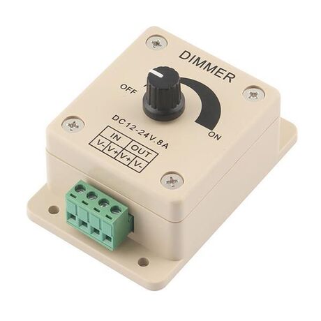 ΕΞΩΤΕΡΙΚΟ DIMMER 12-24V DC 8A