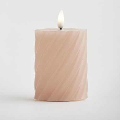 ΚΕΡΙ ΜΠΑΤΑΡΙΑΣ ΜΕ  ΦΛΟΓΑ, ΡΟΖ, ΜΕ ΧΡΟΝΟΔΙΑΚΟΠΤΗ,  7x10cm