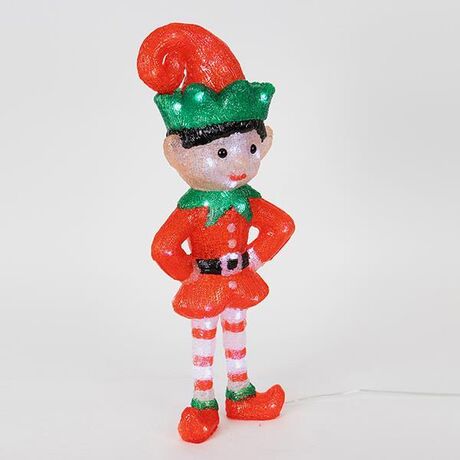 ΑΚΡΥΛΙΚΟ ΞΩΤΙΚΟ ΚΟΚΚΙΝΟ & ΠΡΑΣΙΝΟ, 3,5V ΜΕΤΑΣΧΗΜΑΤΙΣΤΗ, 60 ΛΕΥΚΑ LED, ΠΡΟΕΚΤΑΣΗ ΠΑΡΟΧΗΣ 5m, 19x13x50cm, IP44