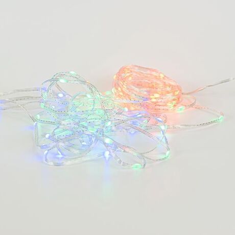 ΣΕΙΡΑ, 100 SMART MINI LED, USB, ΔΙΑΧΕΙΡΙΣΗ ΜΕΣΩ ΕΦΑΡΜΟΓΗΣ, M/F, ΤΗΛΕΧΕΙΡΙΣΤΗΡΙΟ (ΧΡΟΝΟΔΙΑΚΟΠΤΗΣ, DIMMER), ΔΙΑΦΑΝΟ ΠΛΑΚΕ ΧΑΛΚΙΝΟ ΚΑΛΩΔΙΟ, RGB LED ΑΝΑ 10cm, ΠΡΟΕΚΤΑΣΗ ΠΑΡΟΧΗΣ 2m, IP20