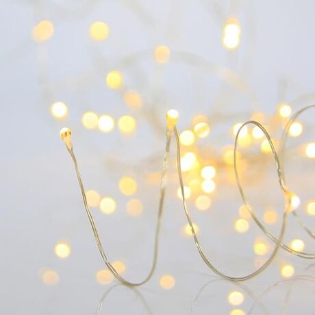 ΣΕΙΡΑ, 100 ΜΙΝΙ LED, ΜΕΤΑΣΧΗΜΑΤΙΣΤΗ, 8 ΠΡΟΓΡΑΜΜΑΤΑ & ΜΝΗΜΗ, ΜΠΡΟΝΖΕ ΧΑΛΚINO ΚΑΛΩΔΙΟ, ΘΕΡΜΟ ΛΕΥΚΟ LED ANA 10cm, ΠΡΟΕΚΤΑΣΗ ΠΑΡΟΧΗΣ 5m, ΙΡ44
