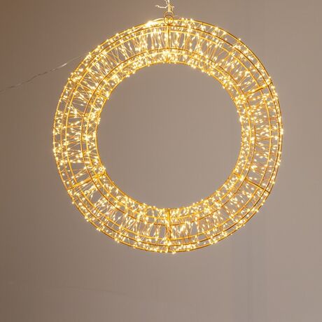 ΦΩΤΙΖΟΜΕΝΟ ΣΤΕΦΑΝΙ 60cm, 1400 MINI LED, 31V METAΣΧΗΜΑΤΙΣΤΗ, ΧΡΟΝΟΔΙΑΚΟΠΤΗ, ΜΠΡΟΝΖΕ ΧΑΛΚΙΝΟ ΚΑΛΩΔΙΟ, ΜΠΡΟΝΖΕ ΜΕΤΑΛΛΙΚΟΣ ΣΚΕΛΕΤΟΣ, ΘΕΡΜΟ ΛΕΥΚΟ LED, ΠΡΟΕΚΤΑΣΗ ΠΑΡΟΧΗΣ 5m, IP44