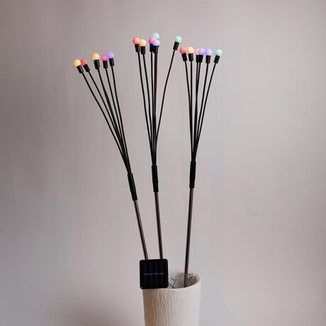 ΣΕΙΡΑ, 3 ΣΕΤ ΛΕΥΚΕΣ ΜΠΑΛΙΤΣΕΣ 75cm, Φ1.7cm, 6 ΚΛΑΔΙΑ ΑΝΑ ΣΕΤ, ΗΛΙΑΚΟ ΣΥΛΛΕΚΤΗ ΜΕ ΑΙΣΘΗΤΗΡΑ ΦΩΤΟΣ, 18 ΧΡΩΜΑΤΙΣΤΑ LED, ΠΡΟΕΚΤΑΣΗ ΠΑΡΟΧΗΣ 1m, IP44