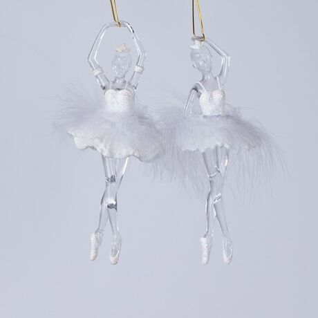 ΜΠΑΛΑΡΙΝΑ ΑΚΡΥΛΙΚΗ ΔΙΑΦΑΝΗ, ΜΕ ΛΕΥΚΟ ΙΡΙΔΙΖΟΝ GLITTER ΚΑΙ ΛΕΥΚΑ ΠΟΥΠΟΥΛΑ, 2 ΣΧΕΔΙΑ, 7,5x17cm, ΤΙΜΗ ΑΝΑ ΤΜΧ