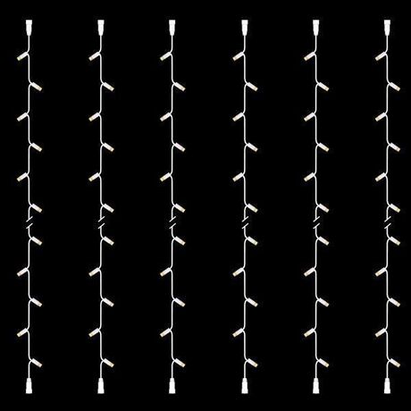 ΣΕΙΡΑ, DIY ΣΕΤ 6 ΤΜΧ, 30 LED, ΛΕΥΚΟ ΚΑΟΥΤΣΟΥΚ ΚΑΛΩΔΙΟ, 2 ΕΠΕΚΤΑΣΕΙΣ, ΘΕΡΜO ΛΕΥΚO LED ΑΝΑ 10cm, ΙΡ65