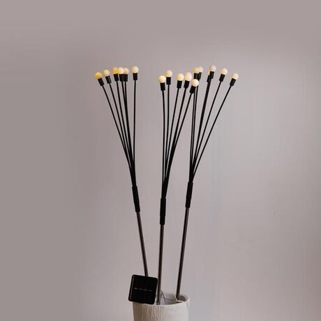 ΣΕΙΡΑ, 3 ΣΕΤ ΛΕΥΚΕΣ ΜΠΑΛΙΤΣΕΣ 75cm, Φ1.7cm, 6 ΚΛΑΔΙΑ ΑΝΑ ΣΕΤ, ΗΛΙΑΚΟ ΣΥΛΛΕΚΤΗ ΜΕ ΑΙΣΘΗΤΗΡΑ ΦΩΤΟΣ, 18 ΘΕΡΜΑ ΛΕΥΚΑ LED, ΠΡΟΕΚΤΑΣΗ ΠΑΡΟΧΗΣ 1m, IP44