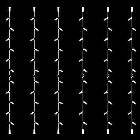 ΣΕΙΡΑ, DIY ΣΕΤ 6 ΤΜΧ, 30 LED, 2 ΕΠΕΚΤΑΣΕΙΣ, ΛΕΥΚΟ ΚΑΟΥΤΣΟΥΚ ΚΑΛΩΔΙΟ, ΛΕΥΚO LED ΑΝΑ 10cm, ΙΡ65