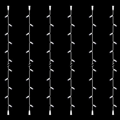 ΣΕΙΡΑ, DIY ΣΕΤ 6 ΤΜΧ, 20 LED, 2 ΕΠΕΚΤΑΣΕΙΣ, ΛΕΥΚΟ ΚΑΟΥΤΣΟΥΚ ΚΑΛΩΔΙΟ, ΛΕΥΚΟ LED ΑΝΑ 10cm, ΙΡ65