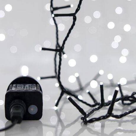 ΣΕΙΡΑ, 900 LED 3mm, 31V ΜΕΤΑΣΧΗΜΑΤΙΣΤΗ, 8 ΠΡΟΓΡΑΜΜΑΤΑ & ΜΝΗΜΗ, ΠΡΑΣΙΝΟ PVC ΚΑΛΩΔΙΟ, ΛΕΥΚΟ LED ΑΝΑ 5cm, ΠΡΟΕΚΤΑΣΗ ΠΑΡΟΧΗΣ 3m, ΙΡ44