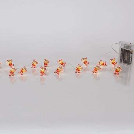 ΣΕΙΡΑ, 20 MINI LED, CANDY ΞΩΤΙΚΑ, ΜΠΑΤΑΡΙΑΣ 3xAA, ΧΡΟΝΟΔΙΑΚΟΠΤΗ, ΑΣΗΜΙ ΧΑΛΚΙΝΟ ΚΑΛΩΔΙΟ, ΘΕΡΜΟ ΛΕΥΚΟ LED ΑΝΑ 10cm, ΠΡΟΕΚΤΑΣΗ ΠΑΡΟΧΗΣ 30cm, IP20