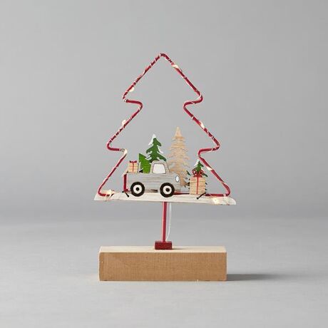 ΦΩΤΙΖΟΜΕΝΟ ΜΕΤΑΛΛΙΚΟ ΣΕ ΣΧΗΜΑ ΔΕΝΤΡΟΥ, 12.5*4.5*19CM,IP20