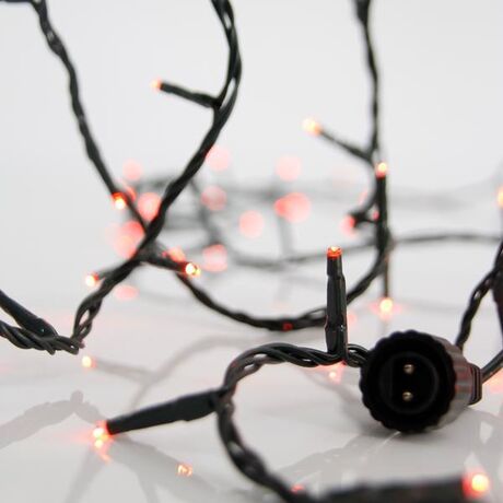 ΣΕΙΡΑ, 100 LED 3mm, 31V ΜΕΤΑΣΧΗΜΑΤΙΣΤΗ, 4 ΕΠΕΚΤΑΣΕΙΣ ΕΩΣ 3 ΣΕΤ, ΠΡΑΣΙΝΟ PVC ΚΑΛΩΔΙΟ, ΚΟΚΚΙΝΟ LED ΑΝΑ 5cm, ΠΡΟΕΚΤΑΣΗ ΠΑΡΟΧΗΣ 3m, ΙΡ44