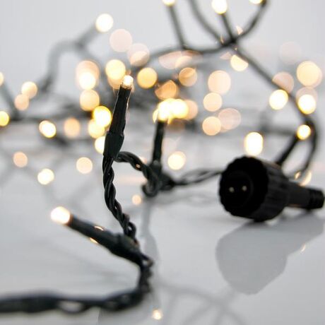 ΣΕΙΡΑ PRO, 700 LED 3mm, 31V & 12W ΜΕΤΑΣΧΗΜΑΤΙΣΤΗ, 4 ΕΠΕΚΤΑΣΕΙΣ ΜΕΧΡΙ 2 ΣΕΤ, ΠΡΑΣΙΝΟ PVC ΚΑΛΩΔΙΟ, ΘΕΡΜΟ ΛΕΥΚΟ LED ANA 5cm, ΠΡΟΕΚΤΑΣΗ ΠΑΡΟΧΗΣ 3m, IP44