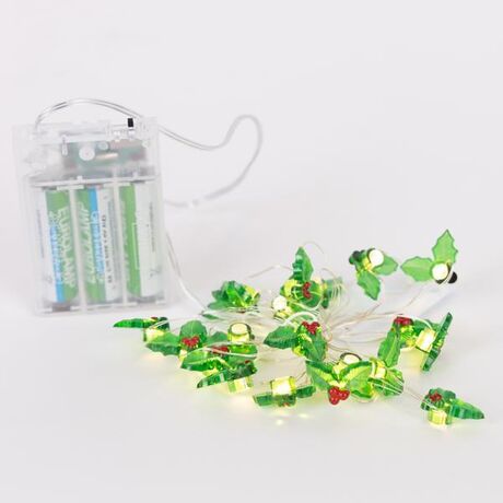 ΣΕΙΡΑ, 20 LED 3mm, ΔΙΑΚΟΣΜΗΤΙΚΑ ΑΚΡΥΛΙΚΑ ΓΚΙ, ΜΠΑΤΑΡΙΑΣ 3xΑΑ, ΧΡΟΝΟΔΙΑΚΟΠΤΗ, ΑΣΗΜΙ ΧΑΛΚΙΝΟ ΚΑΛΩΔΙΟ, ΘΕΡΜΟ ΛΕΥΚΟ LED ΑΝΑ 10cm, ΠΡΟΕΚΤΑΣΗ ΠΑΡΟΧΗΣ 30cm, IP20