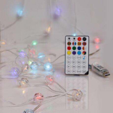 ΣΕΙΡΑ, 100 SMART MINI LED, ΚΡΑΚΕΛΕ ΜΠΑΛΙΤΣΕΣ 2cm, USB, ΔΙΑΧΕΙΡΙΣΗ ΜΕΣΩ ΕΦΑΡΜΟΓΗΣ, M/F, ΤΗΛΕΧΕΙΡΙΣΤΗΡΙΟ, ΔΙΑΦΑΝΟ ΠΛΑΚΕ ΧΑΛΚΙΝΟ ΚΑΛΩΔΙΟ, RGB LED ANA 15cm, ΠΡΟΕΚΤΑΣΗ ΠΑΡΟΧΗΣ 3m, IP20 (ROLL PACK)