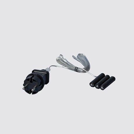 ΜΕΤΑΣΧΗΜΑΤΙΣΤΗ 4.5V ΓΙΑ ΚΟΥΤΙ ΜΠΑΤΑΡΙΑΣ 3xAA, ΔΙΑΦΑΝΟ PVC ΚΑΛΩΔΙΟ, ΠΡΟΕΚΤΑΣΗ ΠΑΡΟΧΗΣ 3m