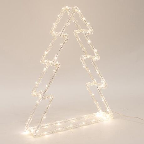 ΑΚΡΥΛΙΚΟ ΔΕΝΤΡΟ, 3,5V ΜΕΤΑΣΧΗΜΑΤΙΣΤΗ, 70 ΘΕΡΜΑ ΛΕΥΚΑ MINI LED, ΠΡΟΕΚΤΑΣΗ ΠΑΡΟΧΗΣ 5m, 21x6,5x31cm, IP44