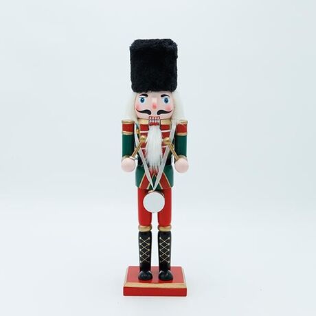 ΚΑΡΥΟΘΡΑΥΣΤΗΣ, ΚΟΚΚΙΝΟΣ ΠΡΑΣΙΝΟΣ, ΜΕ ΤΥΜΠΑΝΟ, 8.5x30.3cm