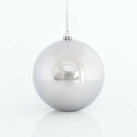 ΠΛΑΣΤΙΚΗ ΜΠΑΛΑ, ΓΚΡΙ, ΠΕΡΛΑ, ΣΕΤ 6ΤΜΧ, 10cm