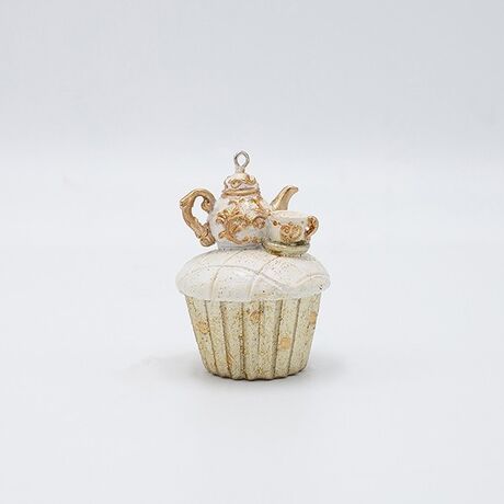 ΣΤΟΛΙΔΙ ΠΟΛΥΡΕΖΙΝ, CUPCAKE ΜΕ ΤΣΑΓΙΕΡΑ, ΣΑΜΠΑΝΙ, 5x7cm