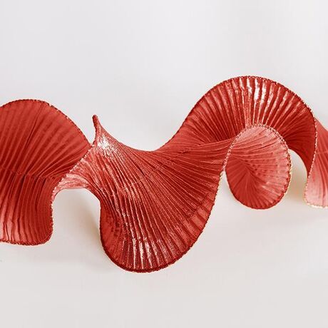 ΚΟΡΔΕΛΑ ΣΠΙΡΑΛ, ΚΟΚΚΙΝΟ ΜΕΤΑΛΛΙΚΟ, 500x12cm