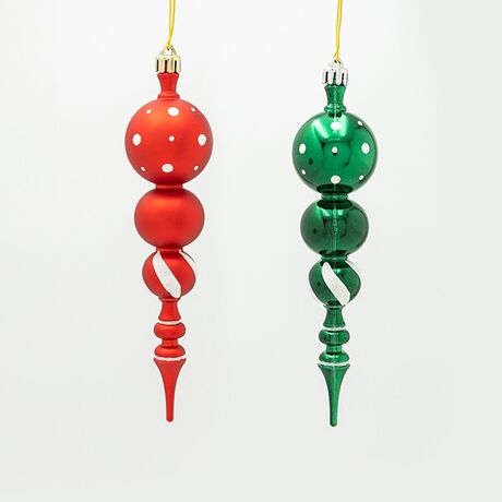 ΠΛΑΣΤΙΚΟ ΣΤΟΛΙΔΙ, ΣΤΑΛΑΚΤΙΤΗΣ, ΠΡΑΣΙΝΟ ΚΟΚΚΙΝΟ, ΣΕΤ 4ΤΜΧ, 18cm