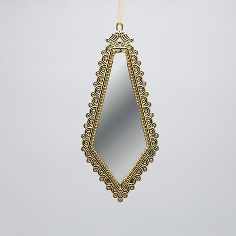 ΣΤΟΛΙΔΙ ΚΡΕΜΑΣΤΟ, VINTAGE ΚΑΘΡΕΦΤΗΣ, ΣΤΑΓΟΝΑ, ΧΡΥΣΟ, 19x8cm