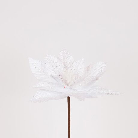 ΛΟΥΛΟΥΔΙ ΛΕΥΚΟ, ΜΕ ΛΕΥΚΕΣ ΧΑΝΤΡΕΣ, 27x15cm