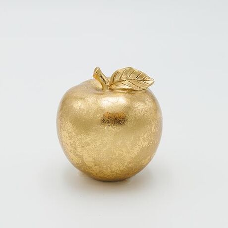 ΜΗΛΟ ΠΟΛΥΡΕΖΙΝ, ΜΕ ΦΥΛΛΑΡΑΚΙ, ΧΡΥΣΟ, 8x10.5cm