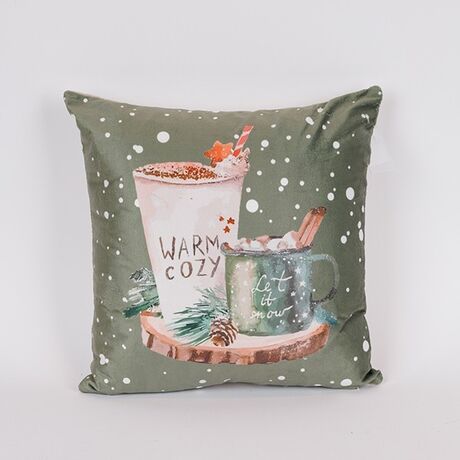 ΜΑΞΙΛΑΡΙ ΜΕ ΧΡΙΣΤΟΥΓΕΝΝΙΑΤΙΚΟ DECOR, 40x40cm