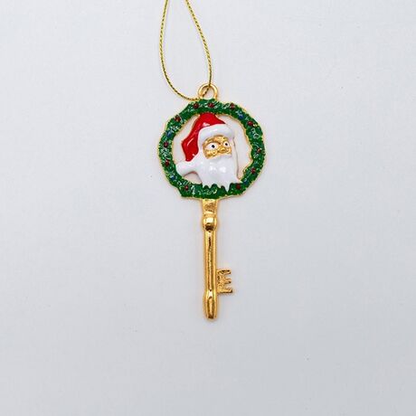 ΣΤΟΛΙΔΙ ΚΛΕΙΔΙ ΜΕ ΑΗ ΒΑΣΙΛΗ, ΧΡΥΣΟ, 9x4cm