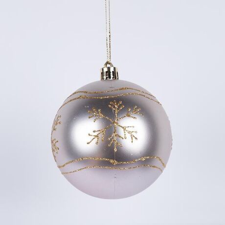 ΜΠΑΛΑ ΠΛΑΣΤΙΚΗ, ΣΑΜΠΑΝΙ, ΜΕ ΧΙΟΝΟΝΙΦΑΔΕΣ, ΣΕΤ 6ΤΜΧ, 8cm (TOP 120)