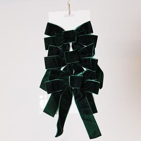 ΜΙΚΡΟΙ ΦΙΟΓΚΟΙ ΒΕΛΟΥΔΙΝΟΙ ΣΜΑΡΑΓΔΙ, ΣΕΤ 3ΤΜΧ, 16x24cm