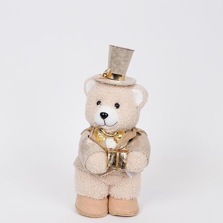 ΑΡΚΟΥΔΑΚΙ ΜΕ ΣΑΜΠΑΝΙ ΡΟΥΧΑ ΚΑΙ ΔΩΡΟ, 31cm